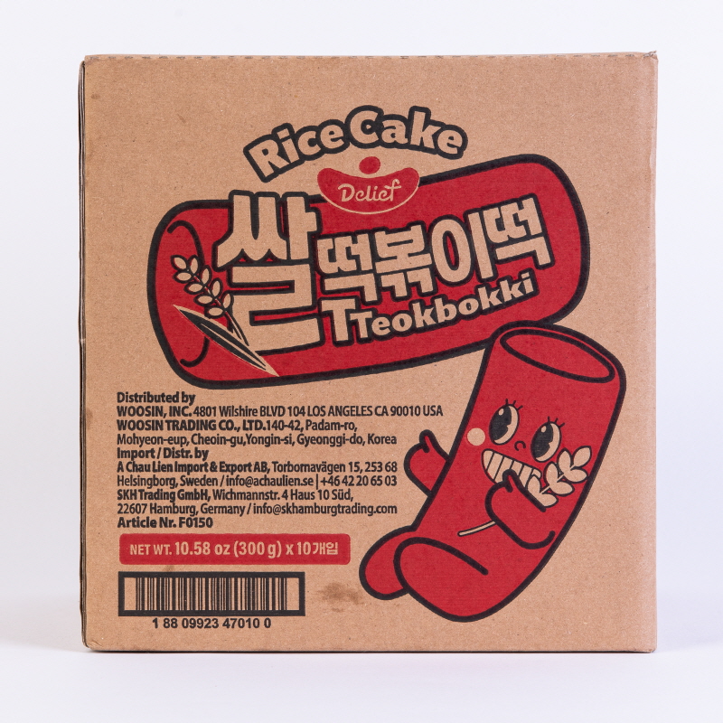 DELIEF Tteokbokki Rice Cake HALAL 300g x 10