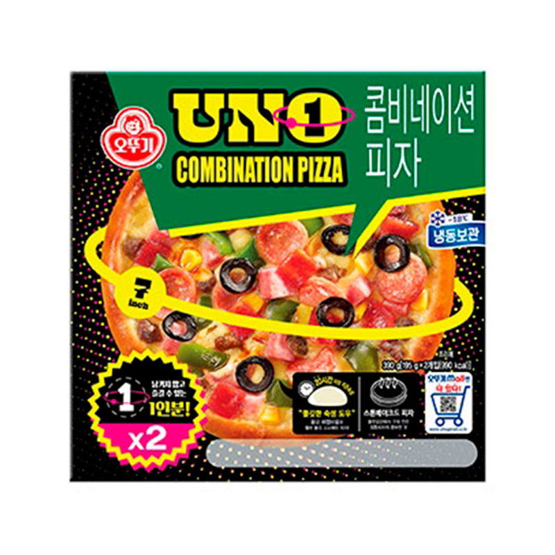 OTTOGI Uno Combination Pizza (F) 390g x 12