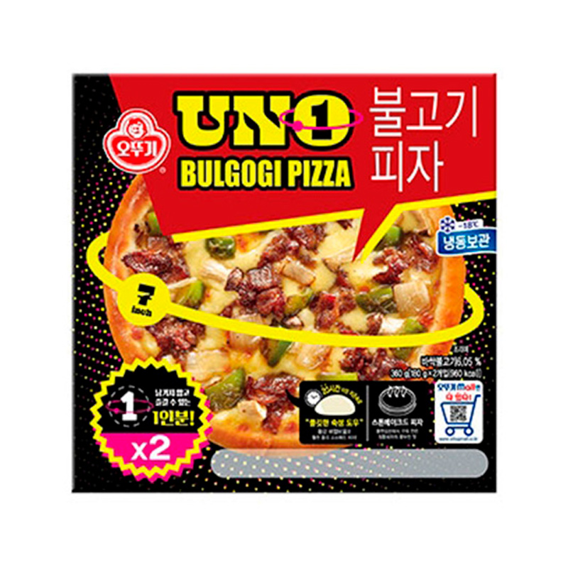 OTTOGI Uno Bulgogi Pizza (F) 360g x 12