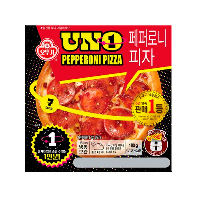 OTTOGI Uno Pepperoni Pizza (F) 180g x 18