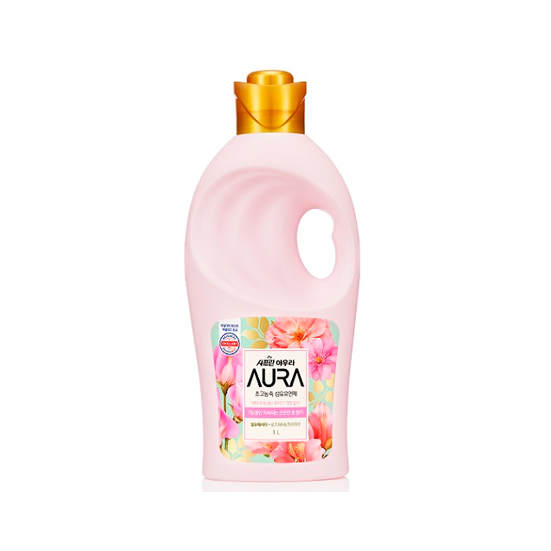 LG Saffron Aura Fabric Softener Will You Marry Me Bottle 1L x 8