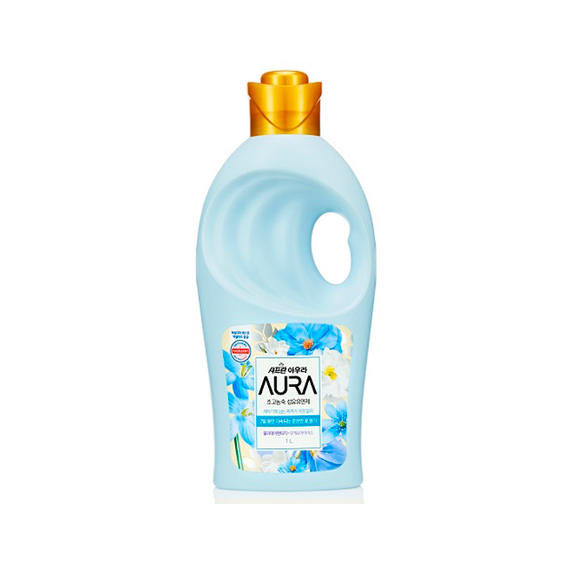 LG Saffron Aura Fabric Softener Holiday Fantasy Bottle 1L x 8