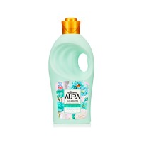 LG Saffron Aura Fabric Softener Smokey Musk Bottle 1L x 8