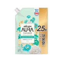 LG Saffron Aura Fabric Softener Smokey Musk Refill 1.7L x 8