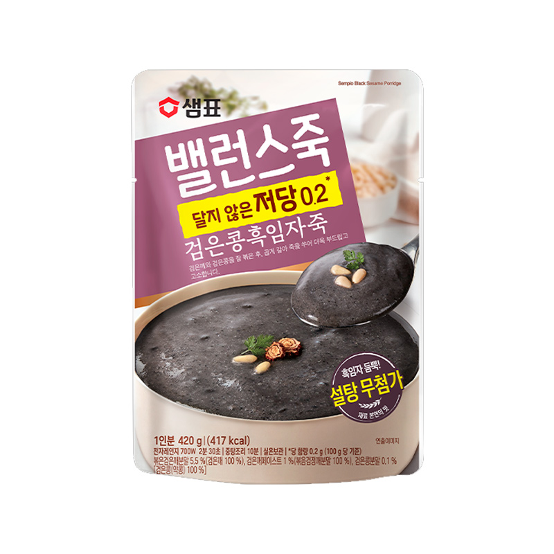 SEMPIO Balanced Porridge Black Bean Black Sesame 420g x 12