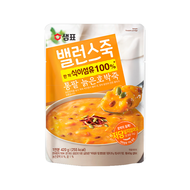 SEMPIO Balanced Porridge Whole Red Bean Old Pumpkin 420g x 12