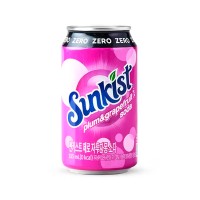 KWANGDONG Sunkist Zero Plum Grapefruit Soda 355ml x 24