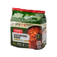 YORIHADA Ogeunnae Spicy Stir-Fried Chicken Ramen 130g x 4p x 8