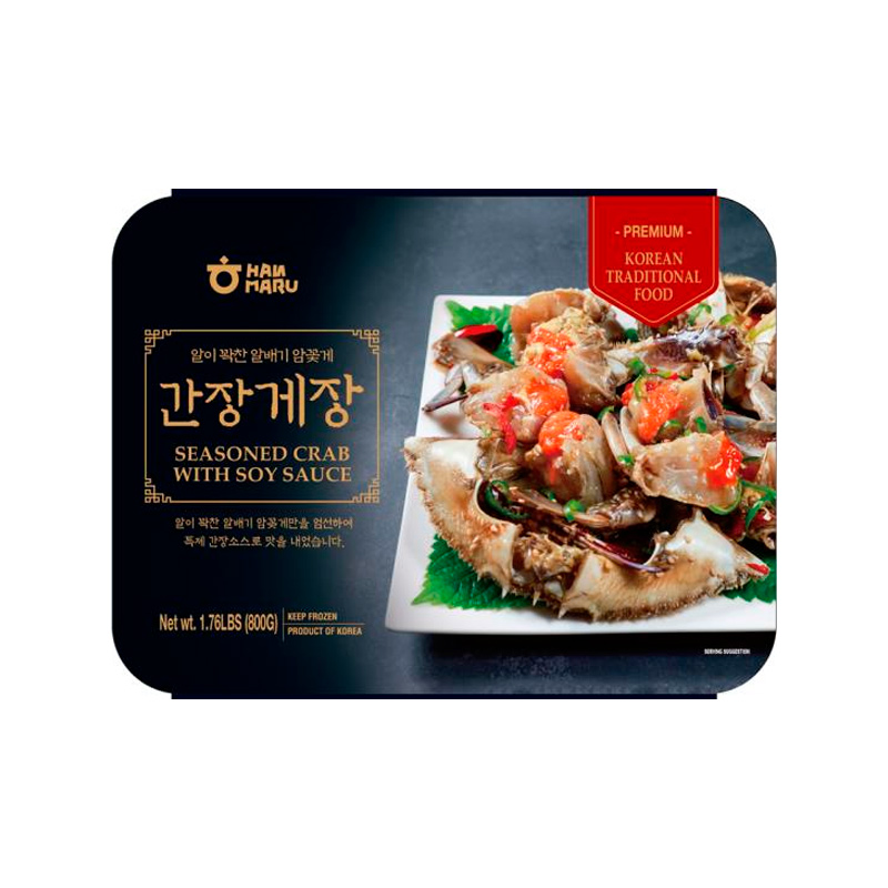 HANMARU Seasoned Crab With Soy Sauce (F) 800g x 12