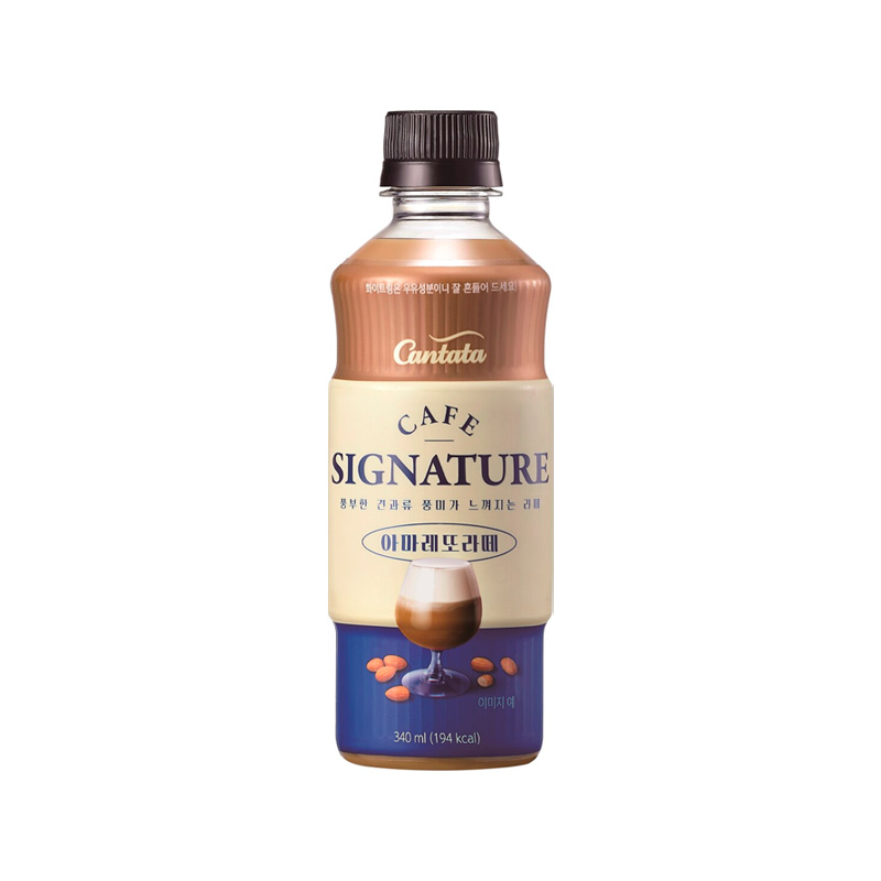 LOTTE CHILSUNG Cantata Café Signature Amaretto Latte 340ml x 24