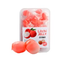 I AM JELLY Peel and Eat Jelly Litchi 200g x 50