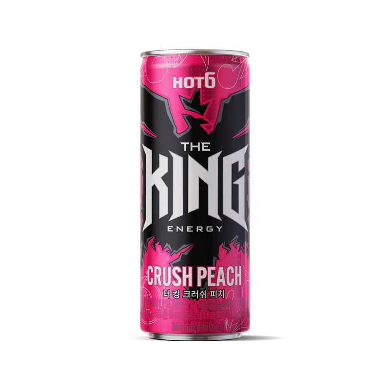 LOTTE CHILSUNG HOT6 The King Cruch Peach 355ml x 24