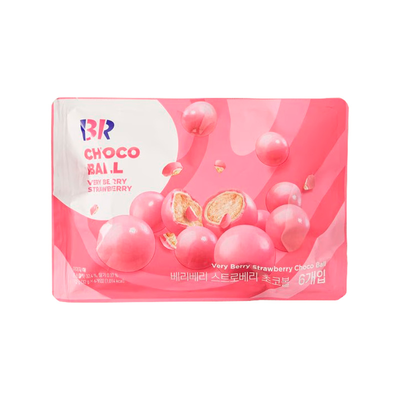 BR Berry Berry Strawberry Chocolate Ball 32g x 6p x 20