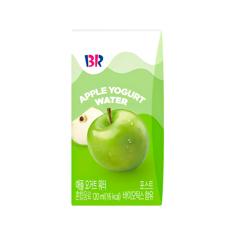 BR Apple Yogurt Water 120ml x 24