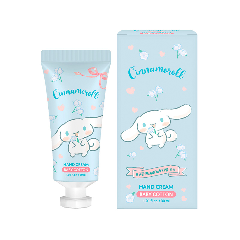 MEASTY Sanrio Characters Hand Cream Cinnamoroll Baby Cotton 30ml x 72