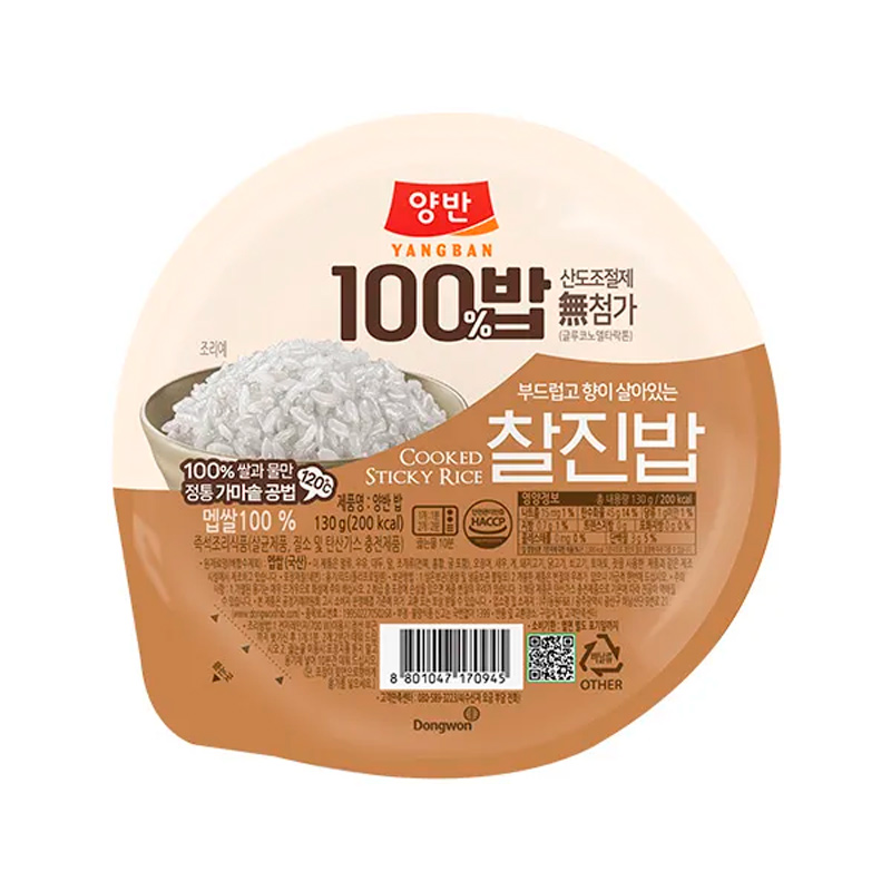 DONGWON Yangban Sticky Rice 130g x 6p x 4
