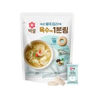 CJ Beksul Anchovy Dried Pollack Broth 1-minute Ring 80g x 20