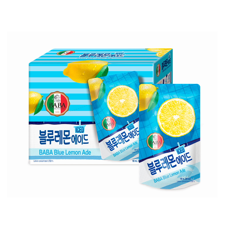 WOOGJIN Baba Bluelemon Ade Pouch (E) 190ml x 50