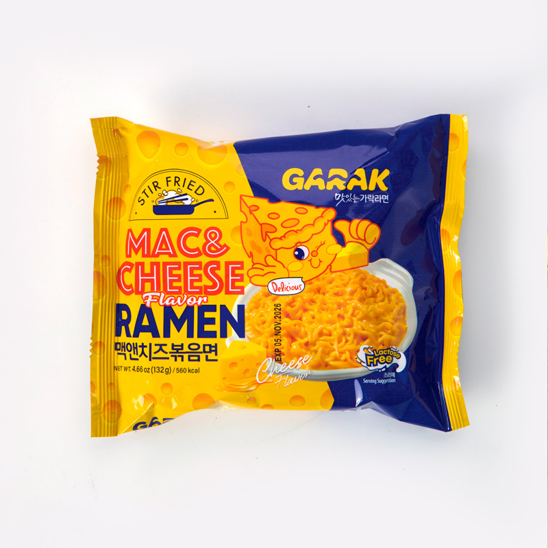 GARAK Mac & Cheese Flavor Stir-Fried Ramen 132g x 20