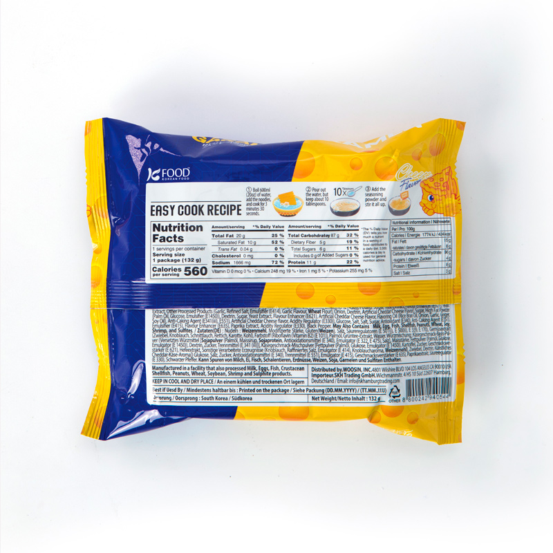 GARAK Mac & Cheese Flavor Stir-Fried Ramen 132g x 20