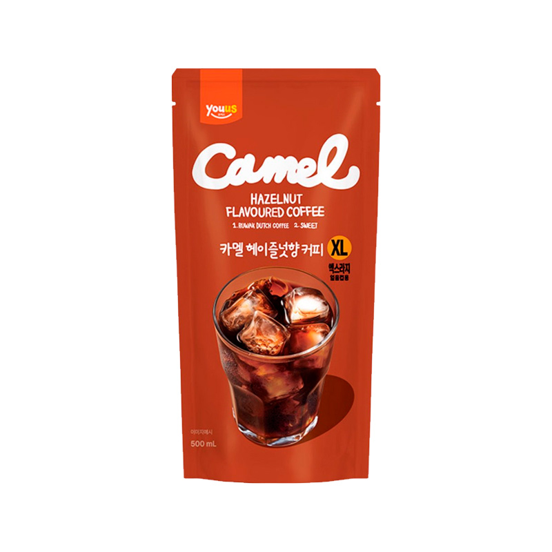 YOUUS Camel Hazelnut Flavoured Coffee 500ml x 30