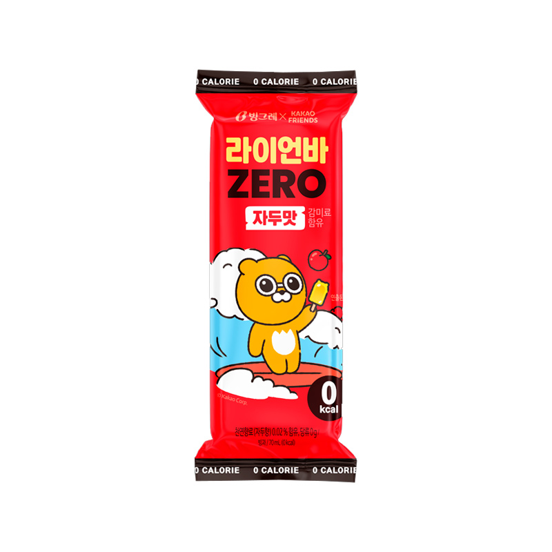 BINGGRAE Kakao Ryan Bar Plum Flavor Zero (F) 70ml x 40