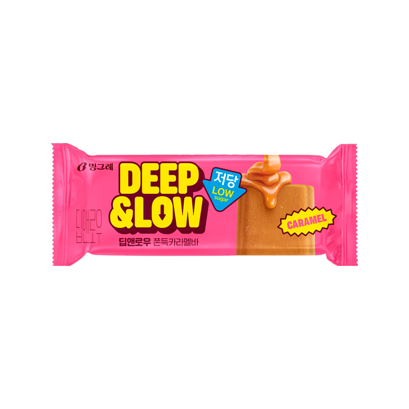 BINGGRAE Deep & Low Chewy Caramel Bar (F) 70ml x 40