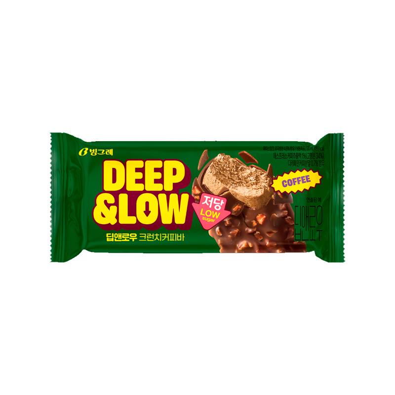 BINGGRAE Deep & Low Crunch Coffee Bar (F) 90ml x 24