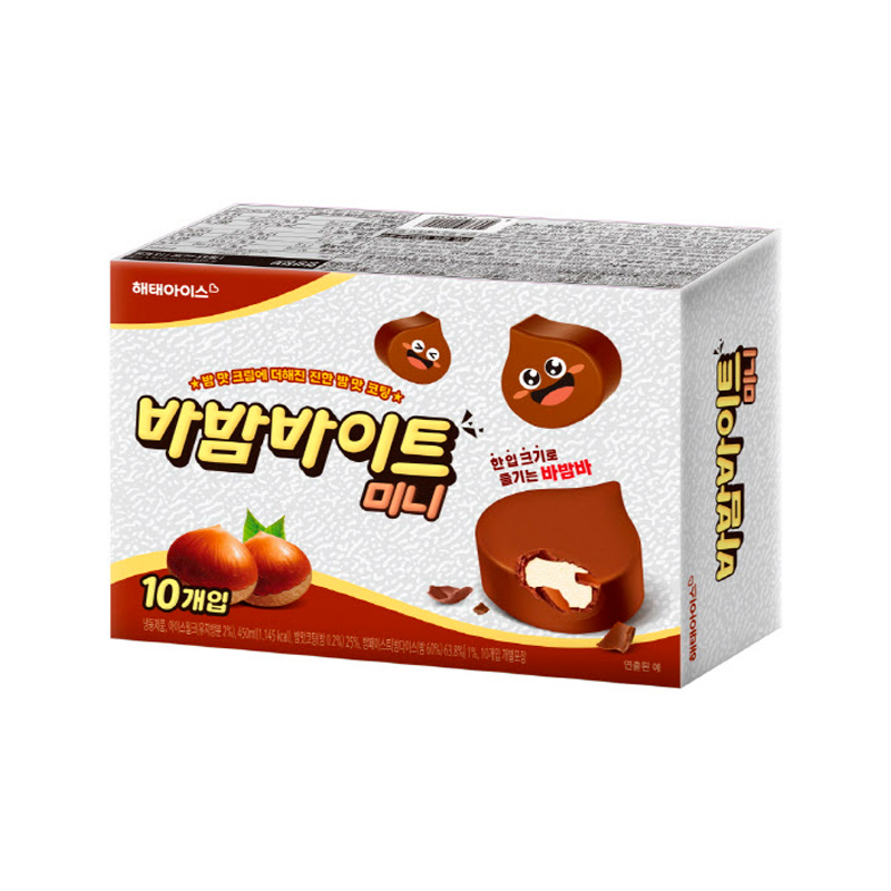 HAITAI Chestnut Flavor Ice Cream Byte Mini (F) 450ml x 6