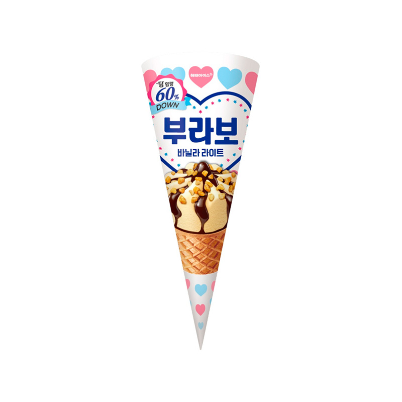 HAITAI Bravo Cone Vanilla Light (F) 160ml x 24