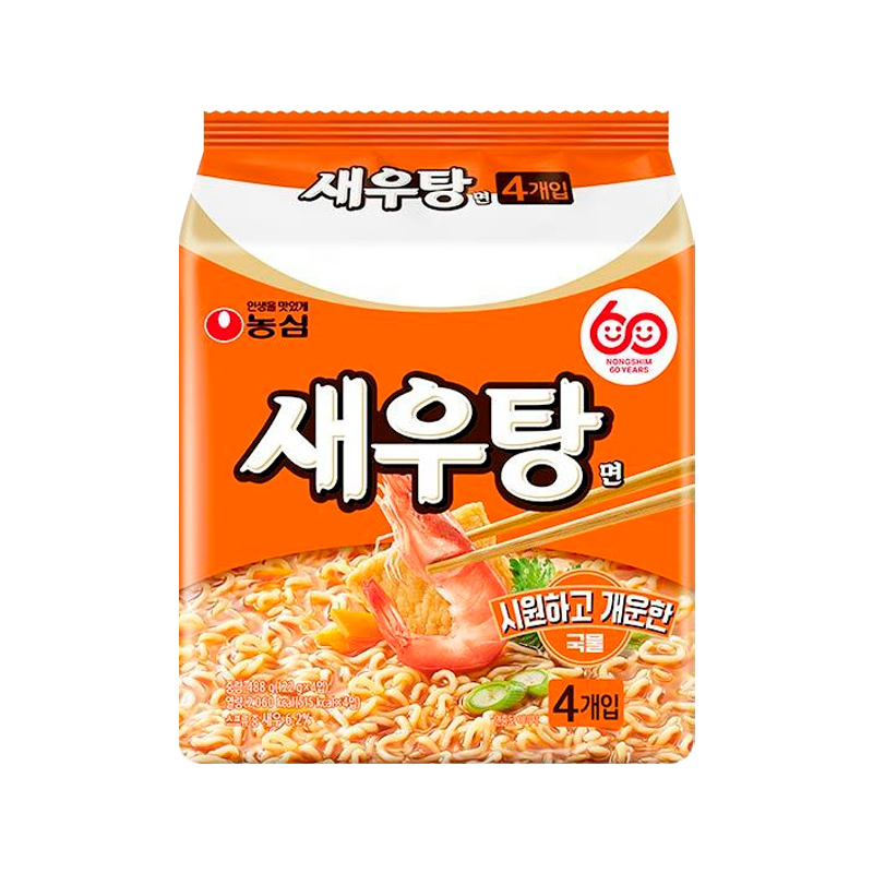 NONGSHIM Shrimp Noodle 122g x 4p x 8
