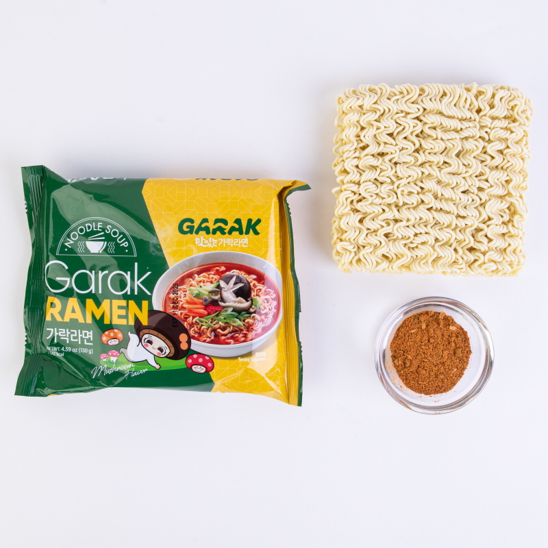 GARAK Mushroom Flavor Ramen 122g x 4p x 8