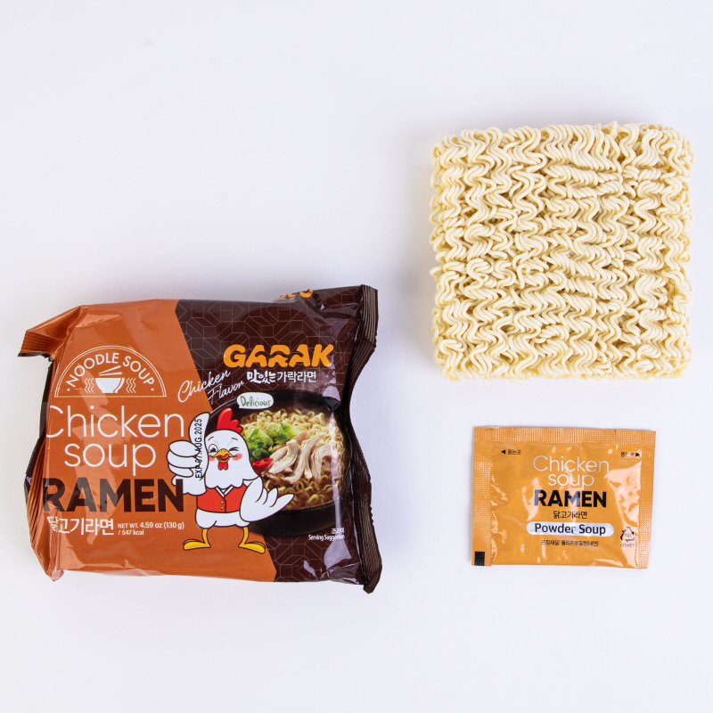 GARAK Chicken Flavor Soup Ramen 121g x 4p x 8