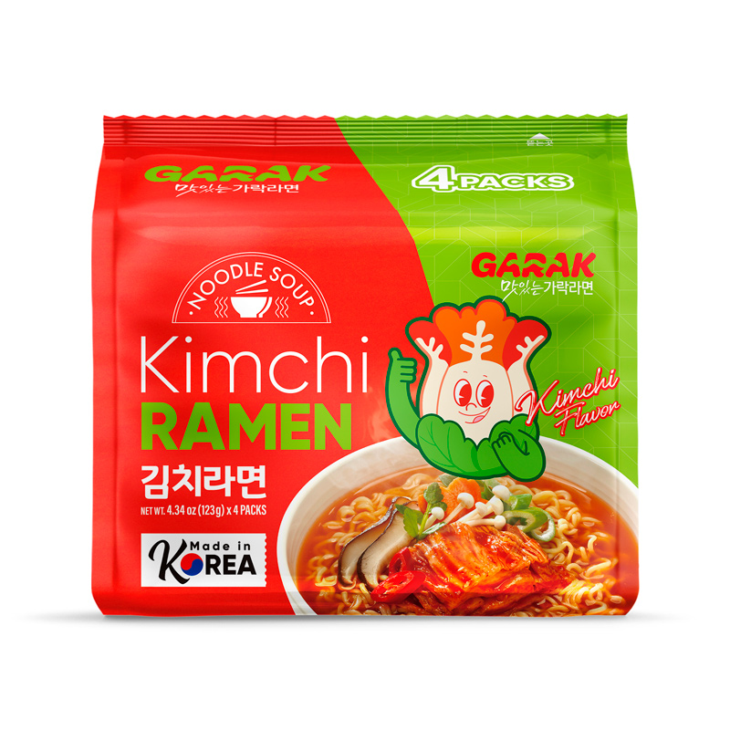 GARAK Kimchi Ramen 123g x 4p x 8