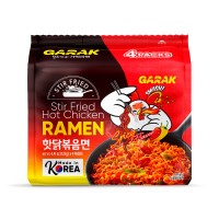 GARAK Stir Fried Hot Chicken Flavor Ramen 125g x 4p x 8