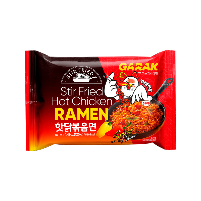 GARAK Stir Fried Hot Chicken Flavor Ramen 125g x 20