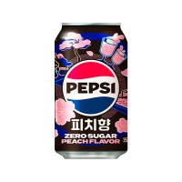 LOTTE CHILSUNG Pepsi Zero Sugar Peach 355ml x 24