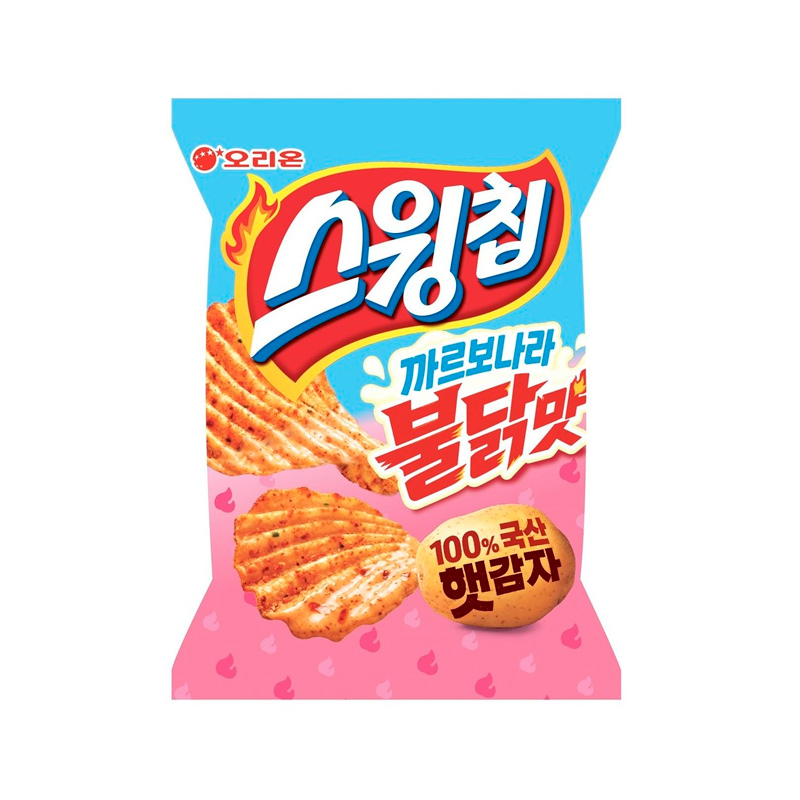 ORION Swing Chip Carbonara Buldak Flavor 100g x 12