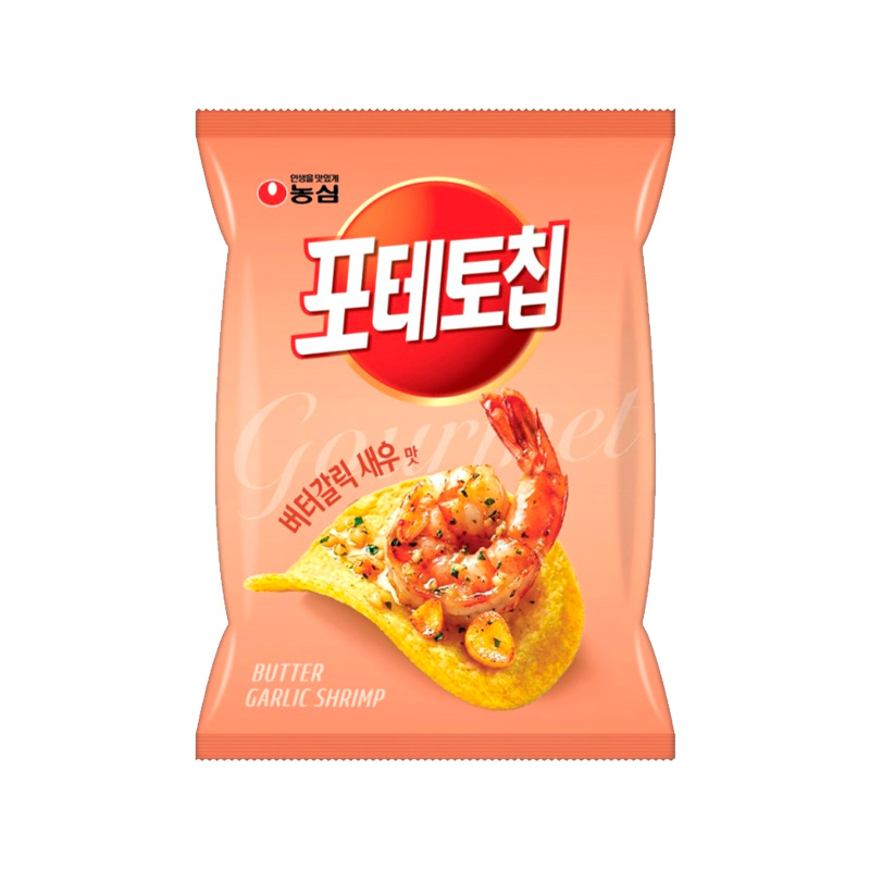 NONGSHIM Potato Chip Butter Garlic Shrimp 55g x 16