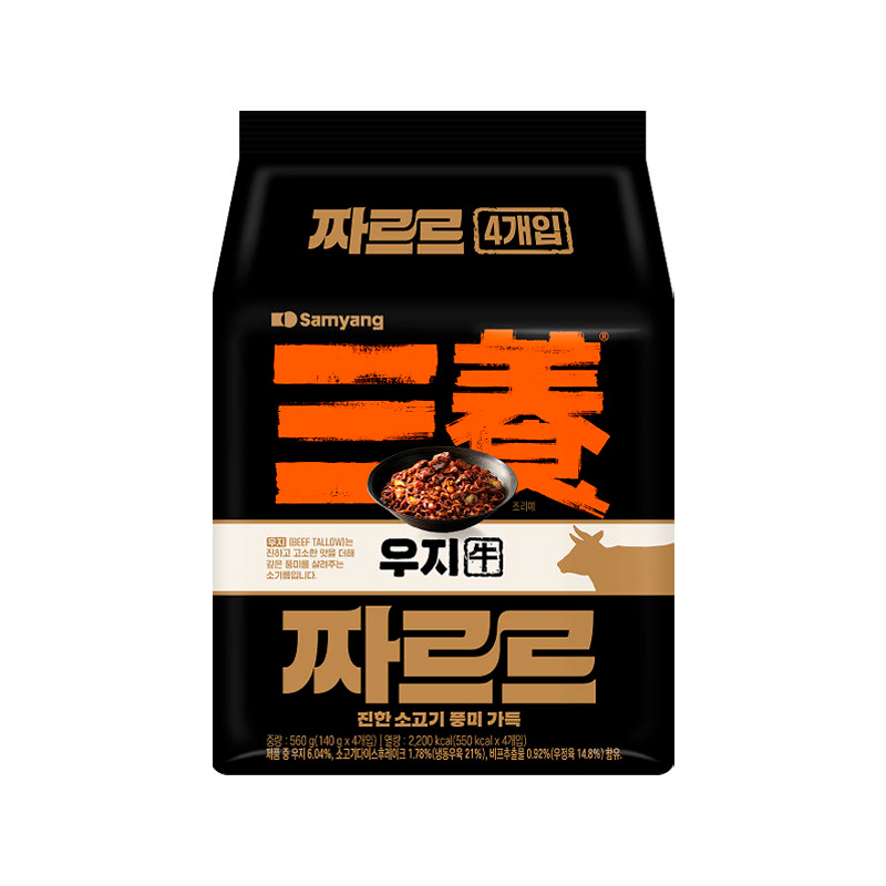 삼양 우지 짜르르 멀티 140g x 4p x 8