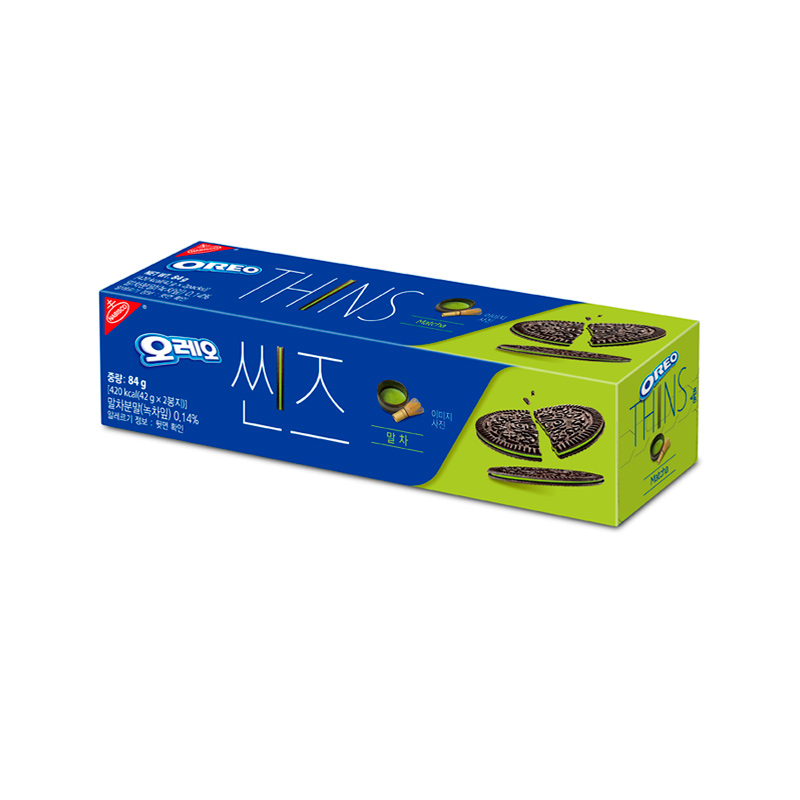 OREO Thins Matcha 84g x 24