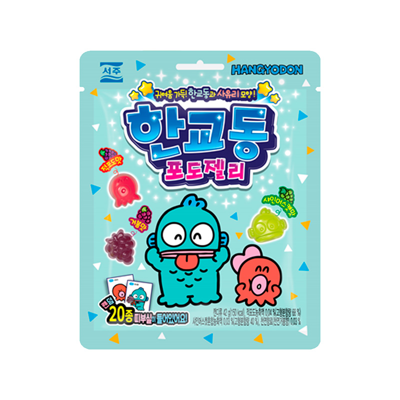 SEOJU Hangyodon Grape Jelly 42g x 48