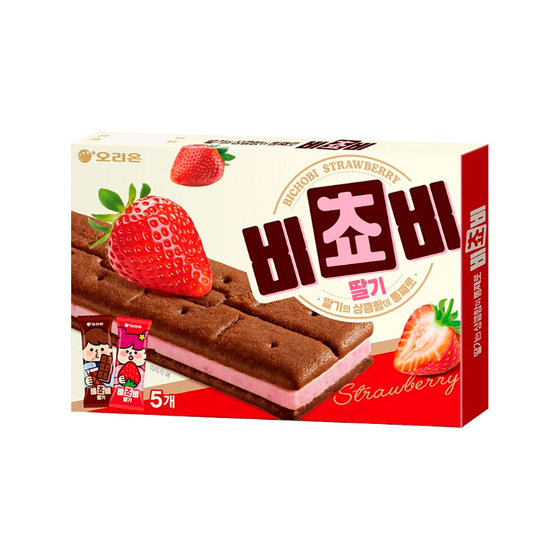 ORION Biscuit Strawberry Choco Biscuit 125g x 24